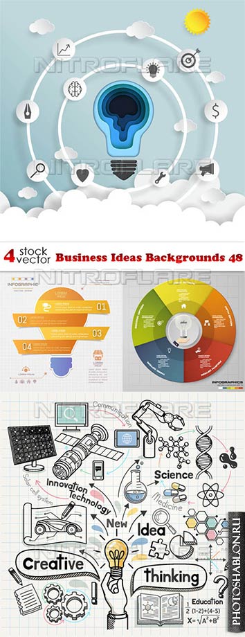 Vectors - Business Ideas Backgrounds 48