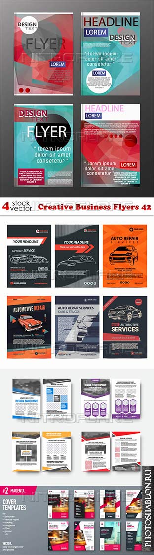 Vectors - Creative Business Flyers 42