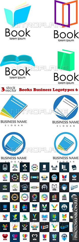 Vectors - Books Business Logotypes 6