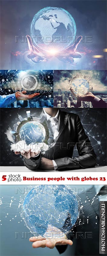 Photos - Business people with globes 23