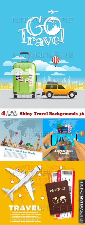 Vectors - Shiny Travel Backgrounds 36