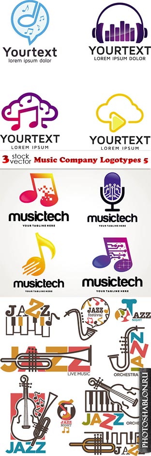 Vectors - Music Company Logotypes 5
