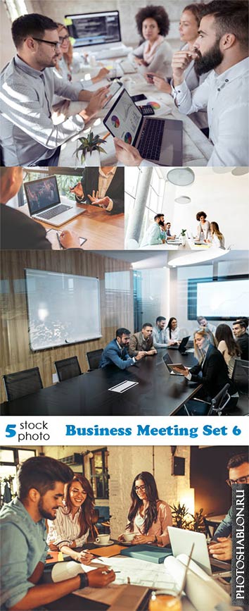 Растровый клипарт - Business Meeting Set 6