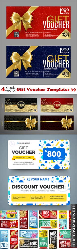 Vectors - Gift Voucher Templates 39