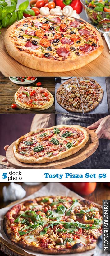 Растровый клипарт, фото HD - Вкусная пицца / Tasty Pizza Set 58