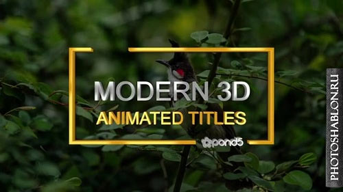3D Animation Titles 83091796 - After Effects Templates