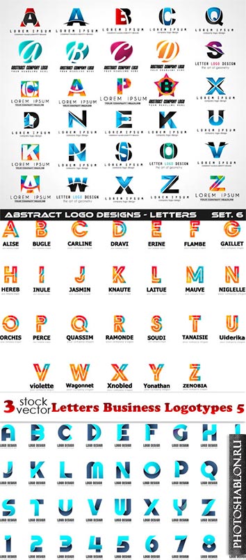 Vectors - Letters Business Logotypes 5