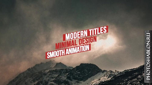 Modern Minimal Titles 28458 - After Effects Templates
