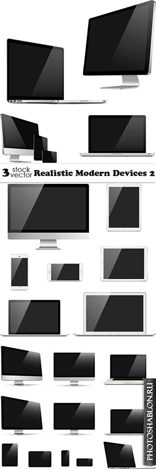 Vectors - Realistic Modern Devices 3