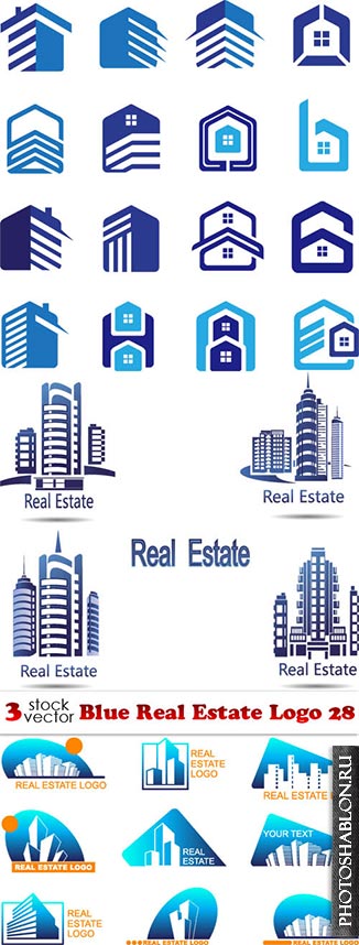 Vectors - Blue Real Estate Logo 28