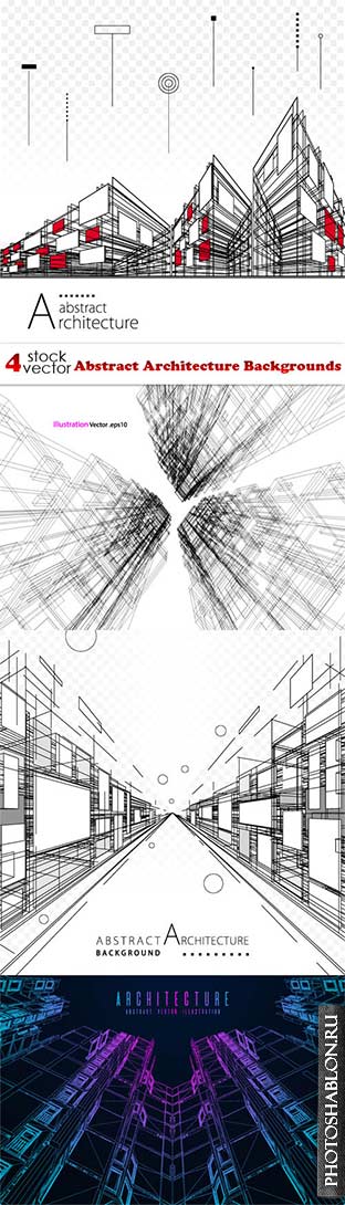Vectors - Abstract Architecture Backgrounds