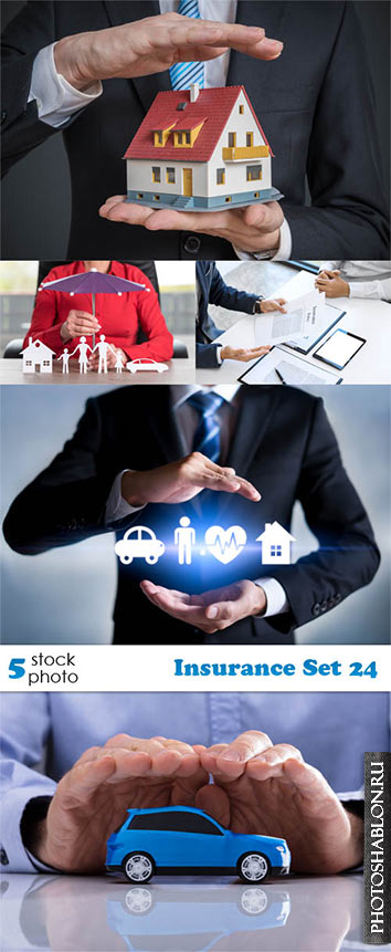 Растровый клипарт - Страхование / Insurance Set 24