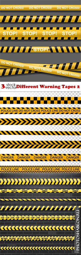 Vectors - Different Warning Tapes 2
