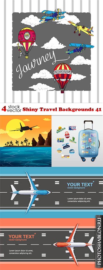 Vectors - Shiny Travel Backgrounds 41