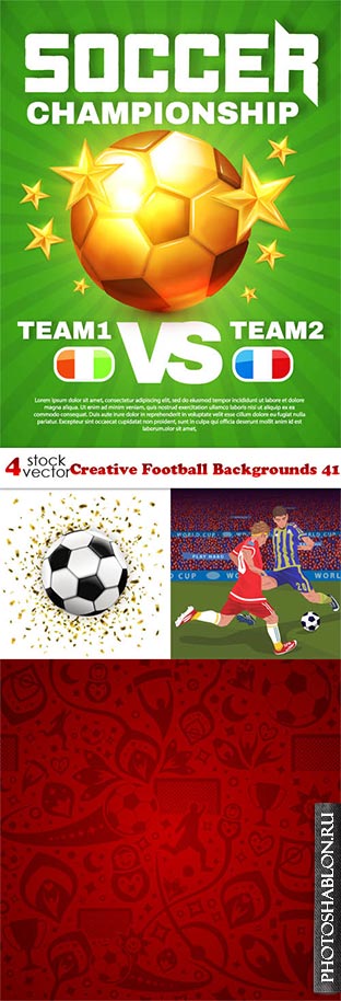 Vectors - Creative Football Backgrounds 41