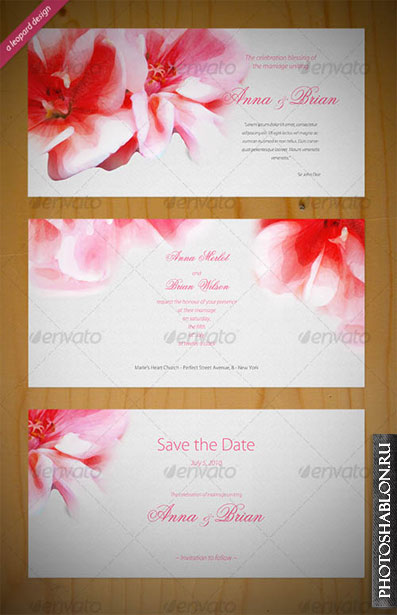 GraphicRiver Beautiful Wedding Invitation / Красивое свадебное приглашение