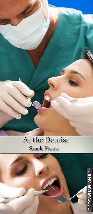 Stock Photo: At the Dentist / Клипарт - У дантиста