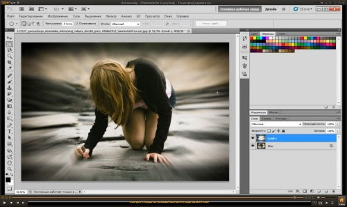 Как обрабатывать фото в фотошопе видео