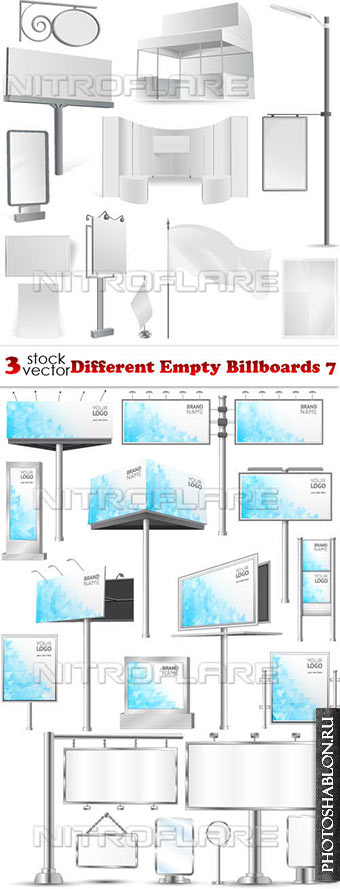 Vectors - Different Empty Billboards 7