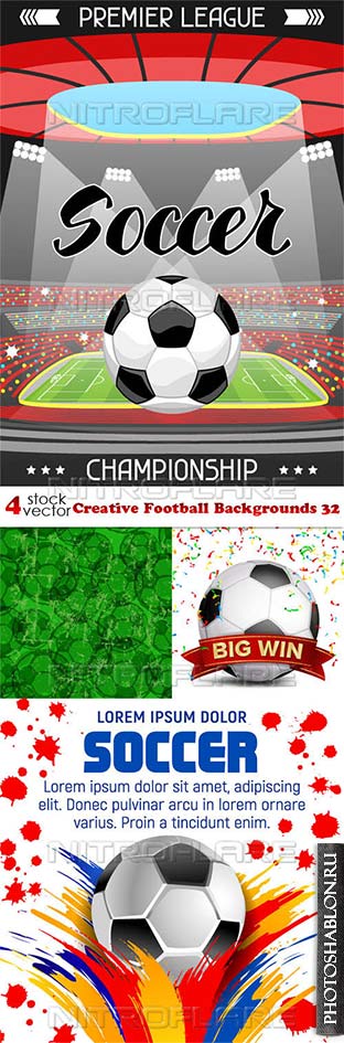 Vectors - Creative Football Backgrounds 32