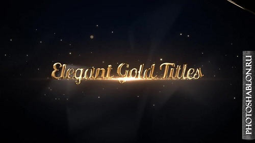 Elegant Gold Titles 57885 - After Effects Templates