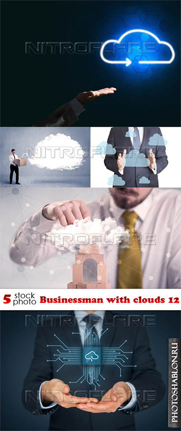 Photos - Businessman with clouds 12