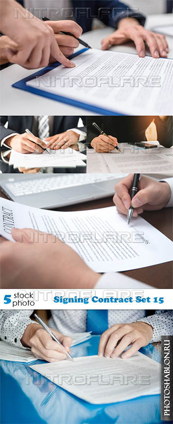 Растровый клипарт, фото HD - Подписание контракта / Signing Contract S