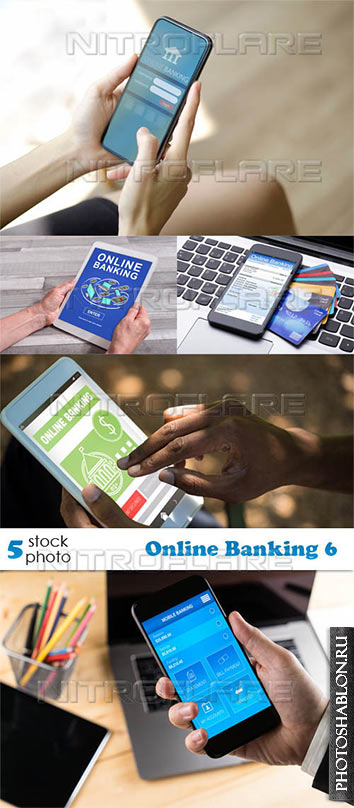 Растровый клипарт - Online Banking 6