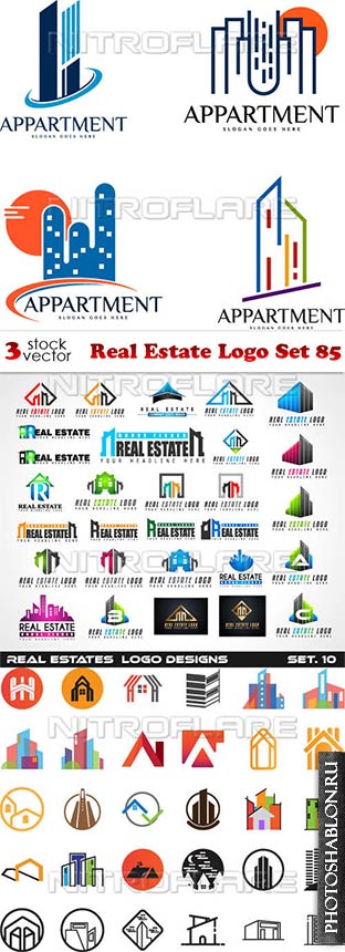 Vectors - Real Estate Logo Set 85