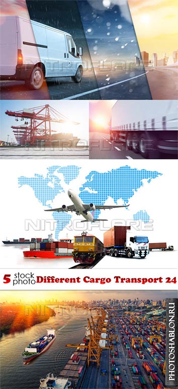 Клипарт, фото HD - Грузовой транспорт / Different Cargo Transport