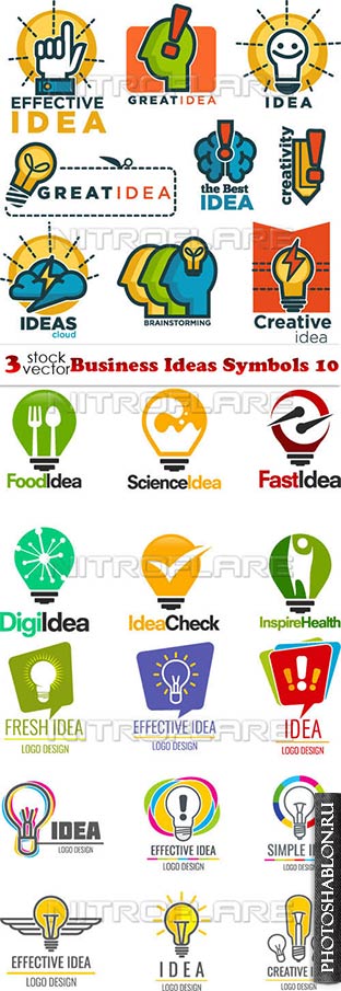 Vectors - Business Ideas Symbols 10