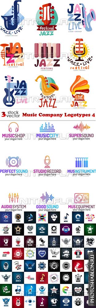 Vectors - Music Company Logotypes 4