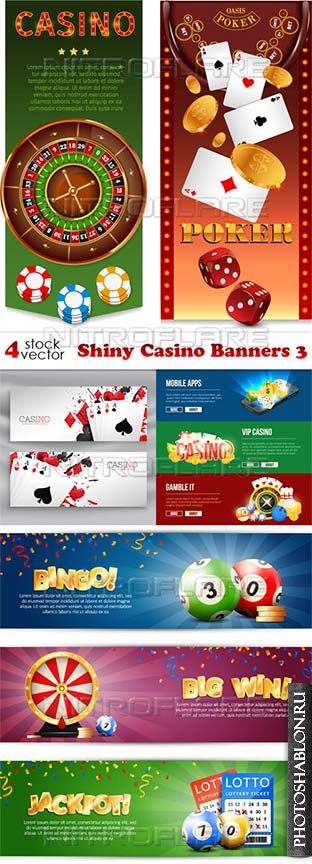 Vectors - Shiny Casino Banners 3