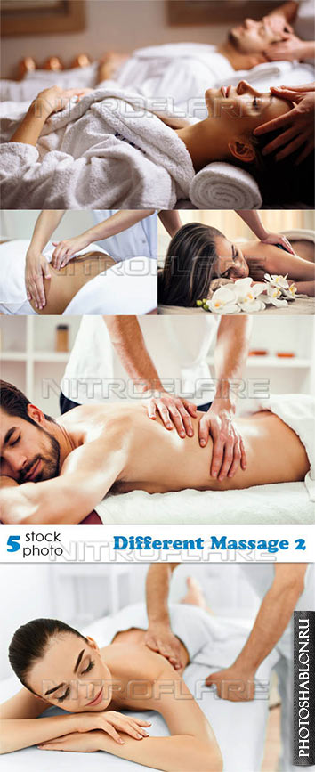 Растровый клипарт, фото HD - Массаж / Different Massage 2