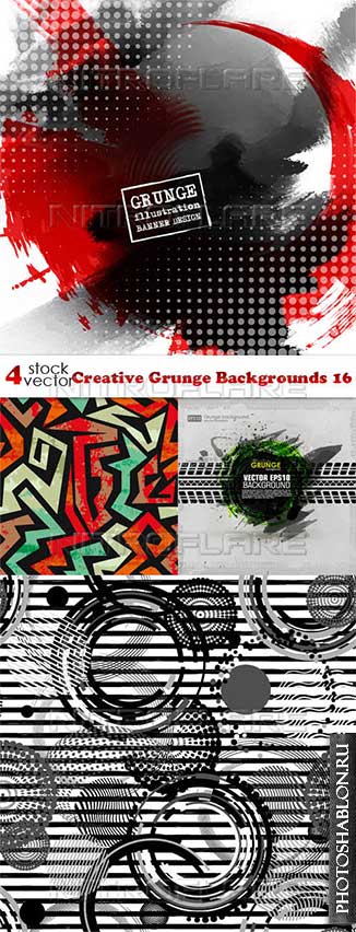 Vectors - Creative Grunge Backgrounds 16