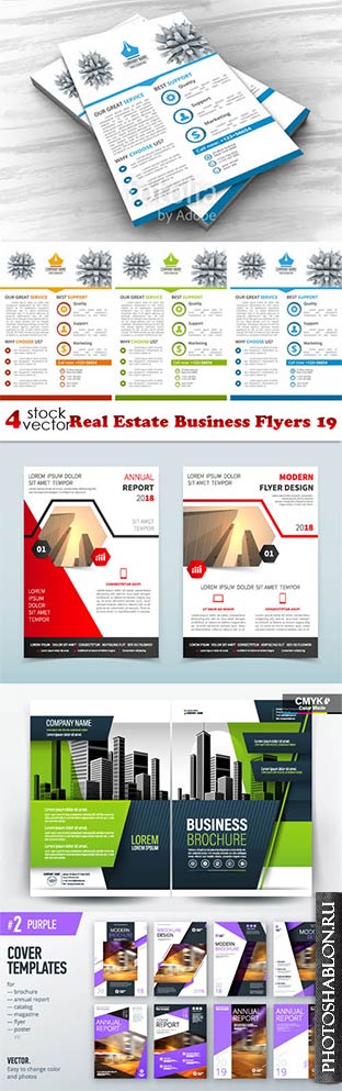 Vectors - Real Estate Business Flyers 19