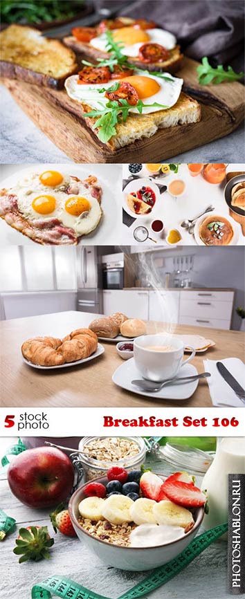 Клипарт, фото HD - Завтрак / Photos - Breakfast Set 106
