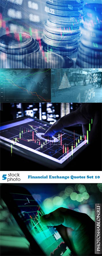 Растровый клипарт - Financial Exchange Quotes Set 10