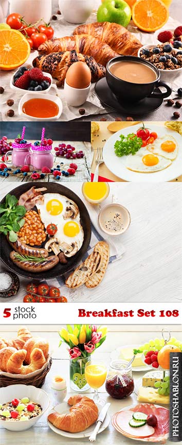 Клипарт, фото HD - Завтрак / Photos - Breakfast Set 108