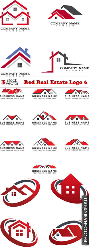 Vectors - Red Real Estate Logo 6