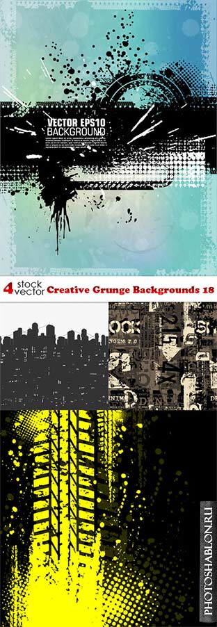 Vectors - Creative Grunge Backgrounds 18