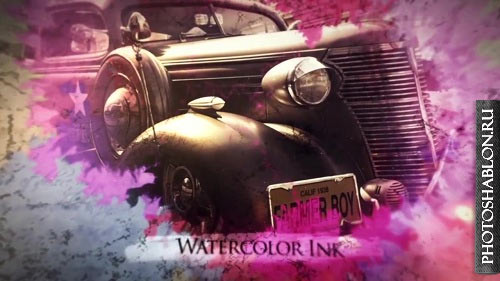 Ink Flow Parallax Slideshow - After Effects Templates