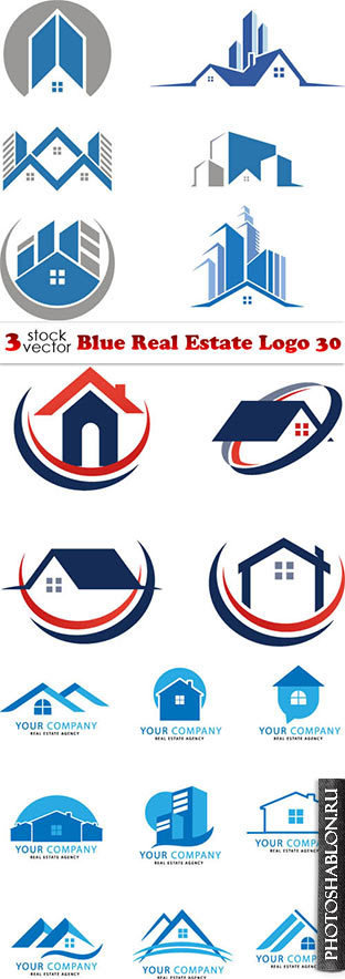 Vectors - Blue Real Estate Logo 30