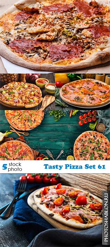 Растровый клипарт, фото HD - Вкусная пицца / Tasty Pizza Set 61