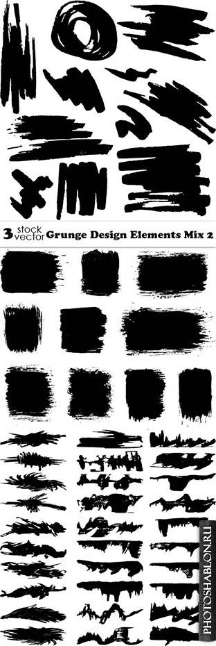 Vectors - Grunge Design Elements Mix 2
