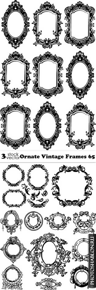 Vectors - Ornate Vintage Frames 65
